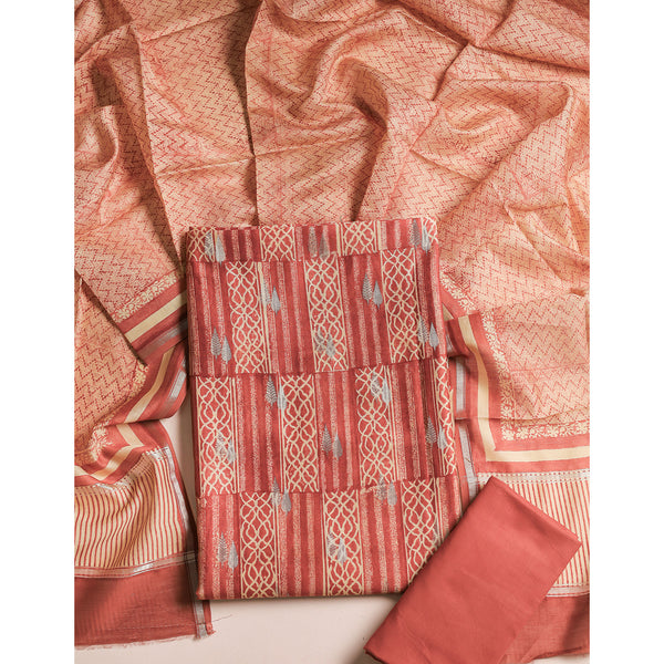 ZAVYA - PURE BANARASI SILK SUIT SET