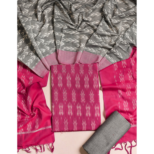 PURE COTTON MERCERIZED IKAT SUIT SET
