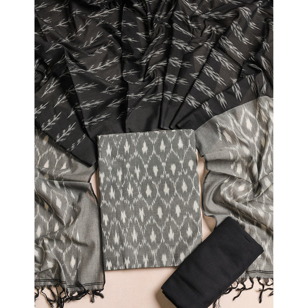 PURE COTTON MERCERIZED IKAT SUIT SET