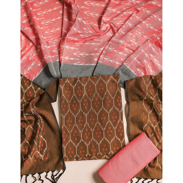 PURE COTTON MERCERIZED IKAT SUIT SET