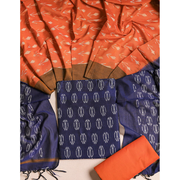 PURE COTTON MERCERIZED IKAT SUIT SET