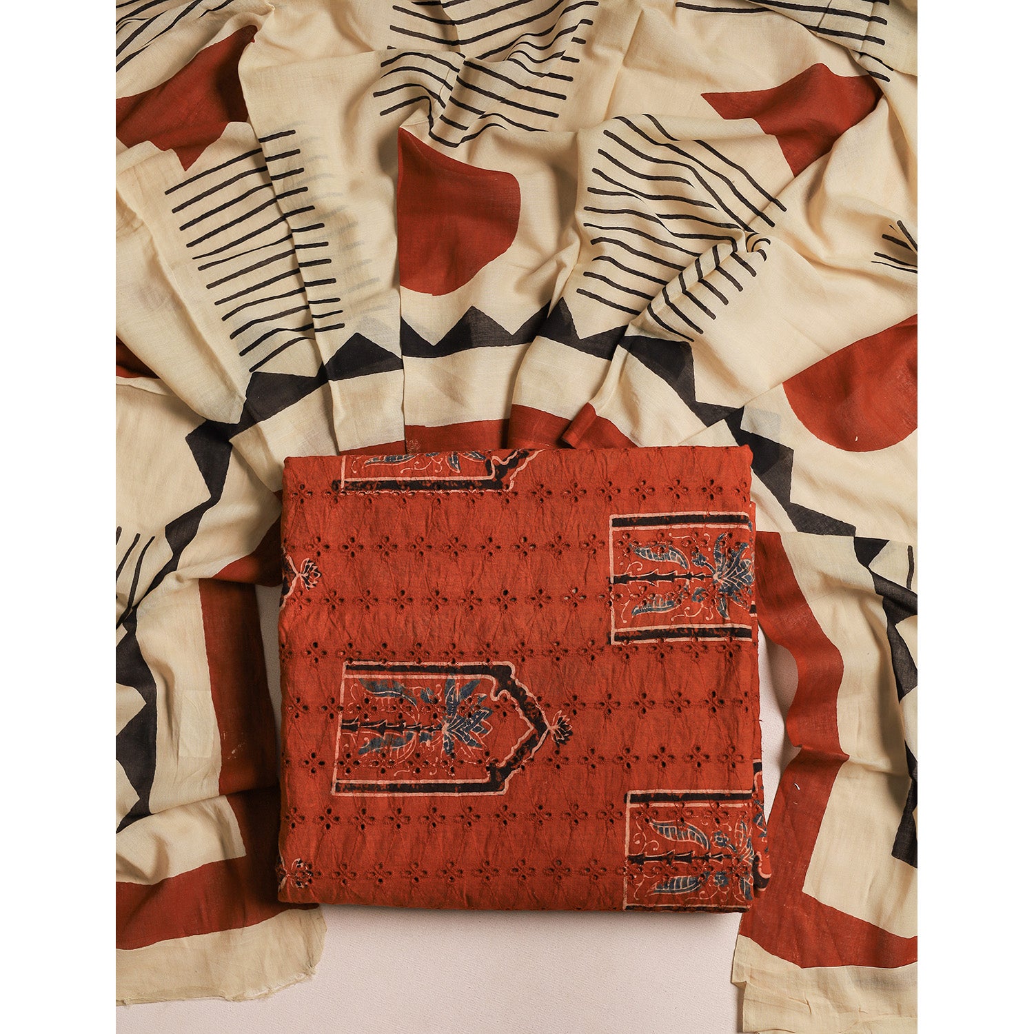 COTTON AJRAKH HAKOBA 2 PIECE SET