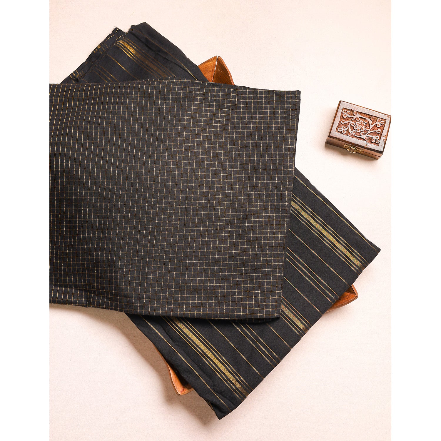 COTTON HANDLOOM LUREX MIX & MATCH