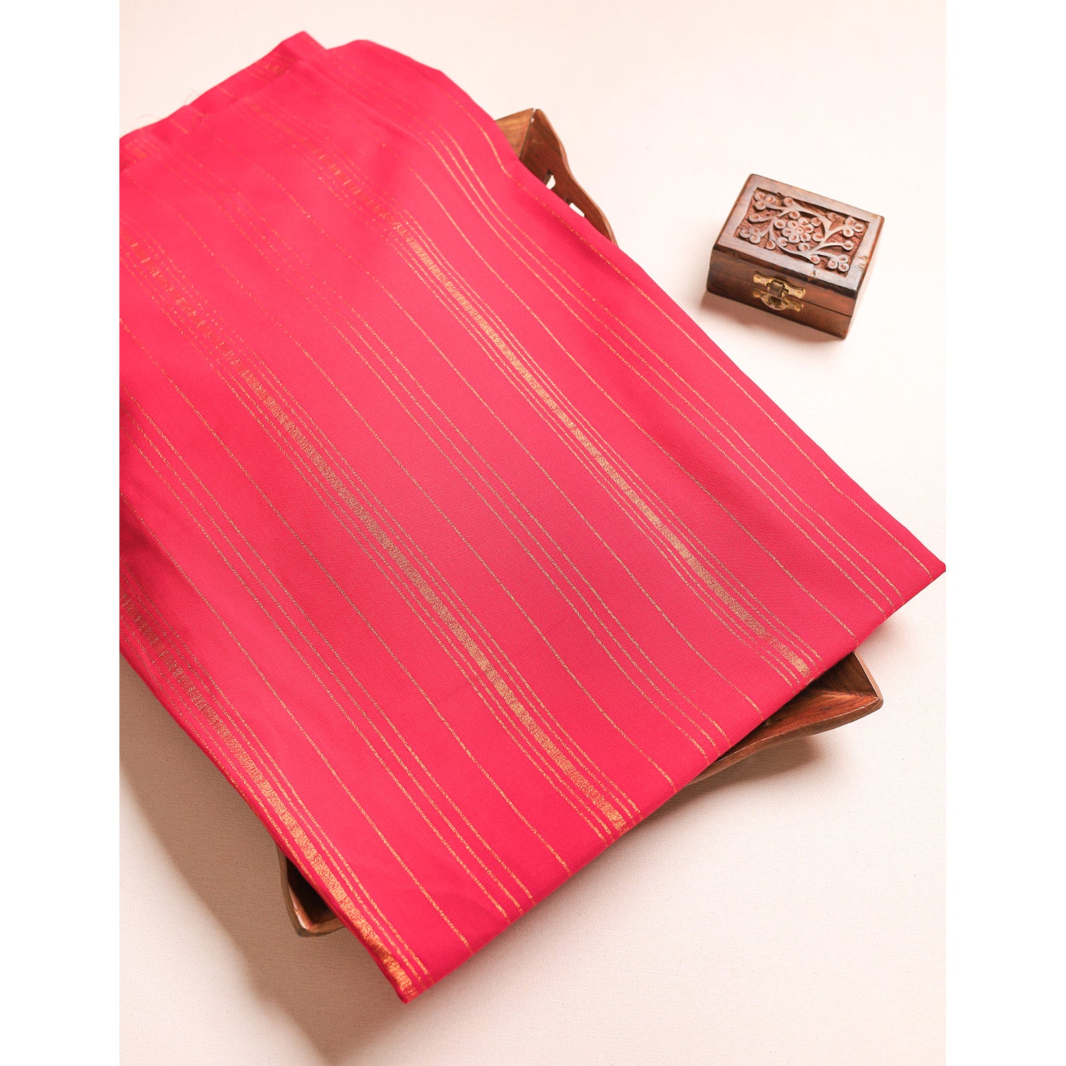 COTTON HANDLOOM LUREX FABRIC