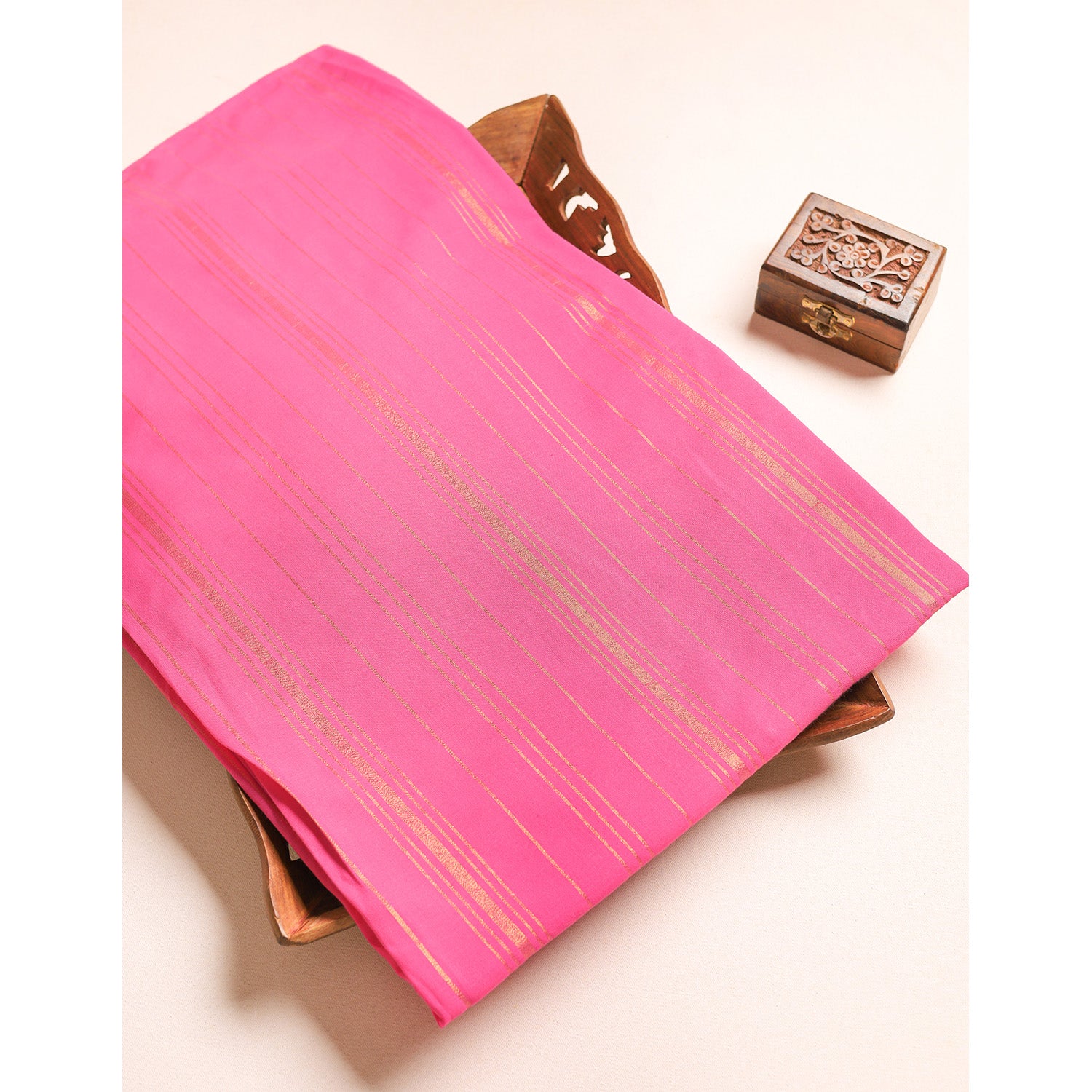 COTTON HANDLOOM LUREX FABRIC