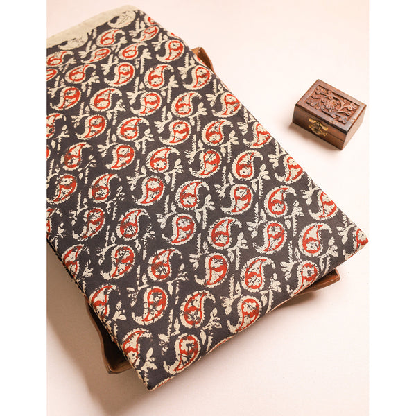 COTTON HANDBLOCK KALAMKARI PRINTED FABRIC