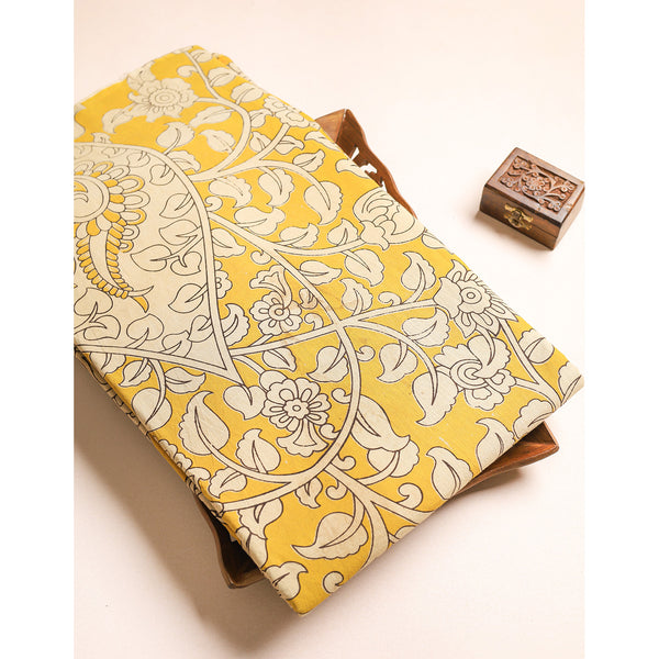 COTTON HANDBLOCK KALAMKARI PRINTED FABRIC