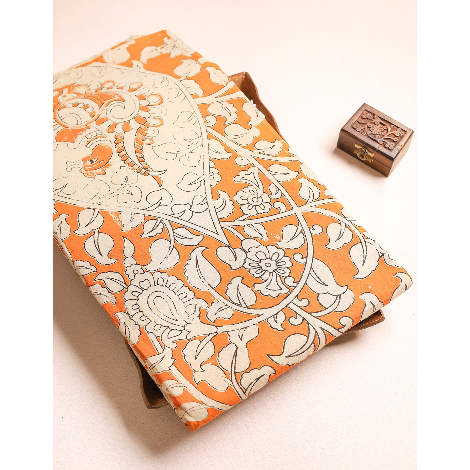 COTTON HANDBLOCK KALAMKARI PRINTED FABRIC