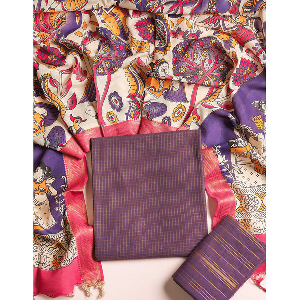 COTTON WOVEN LUREX SUIT SET