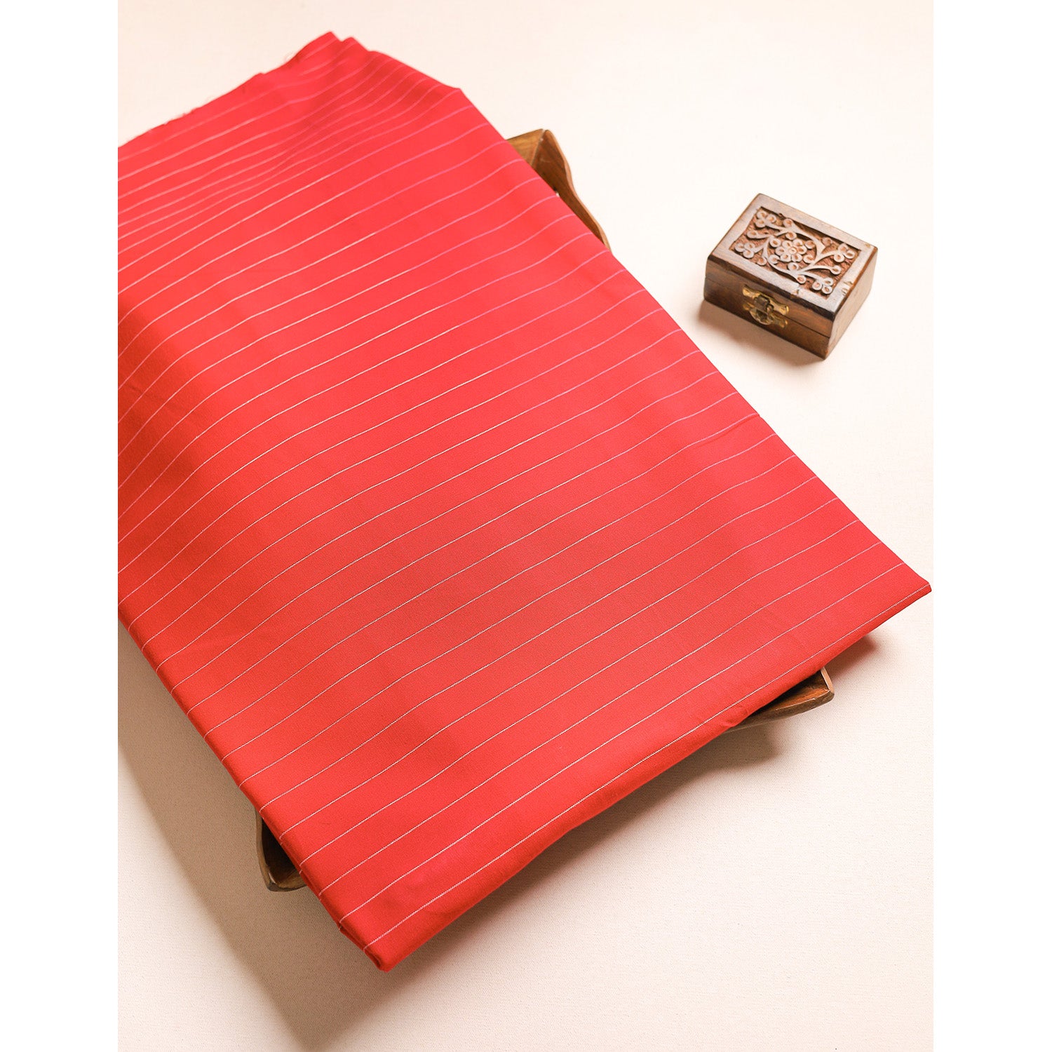 COTTON HANDLOOM STRIPED FABRIC