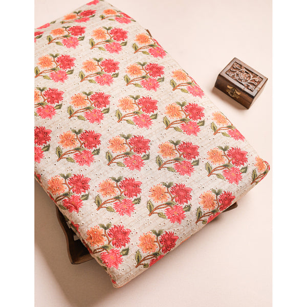 PURE COTTON SCHIFFLI HAKOBA FABRIC