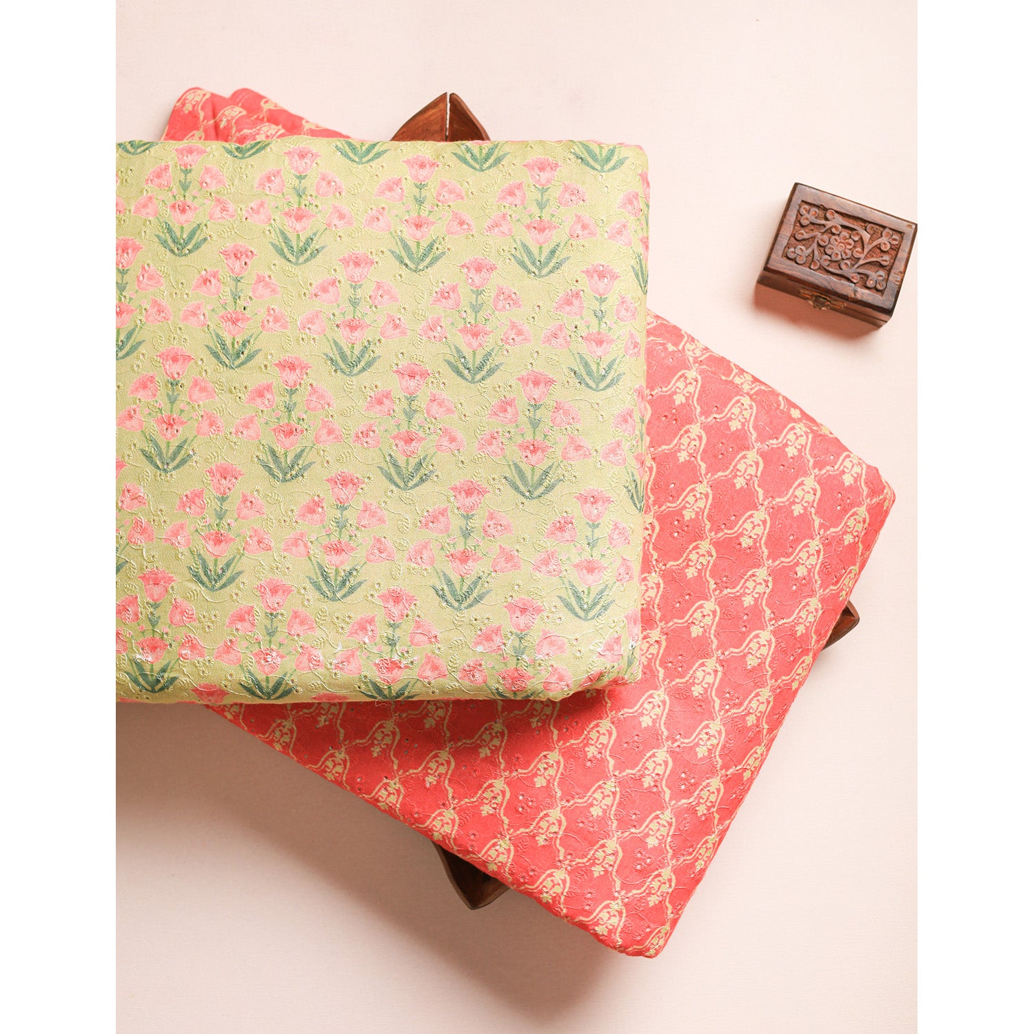 PURE COTTON SCHIFFLI HAKOBA FABRICS