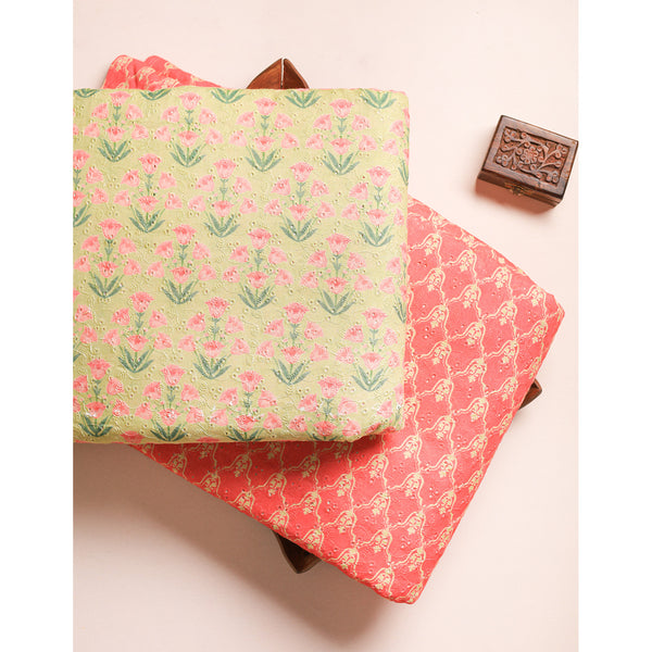 PURE COTTON SCHIFFLI HAKOBA FABRICS