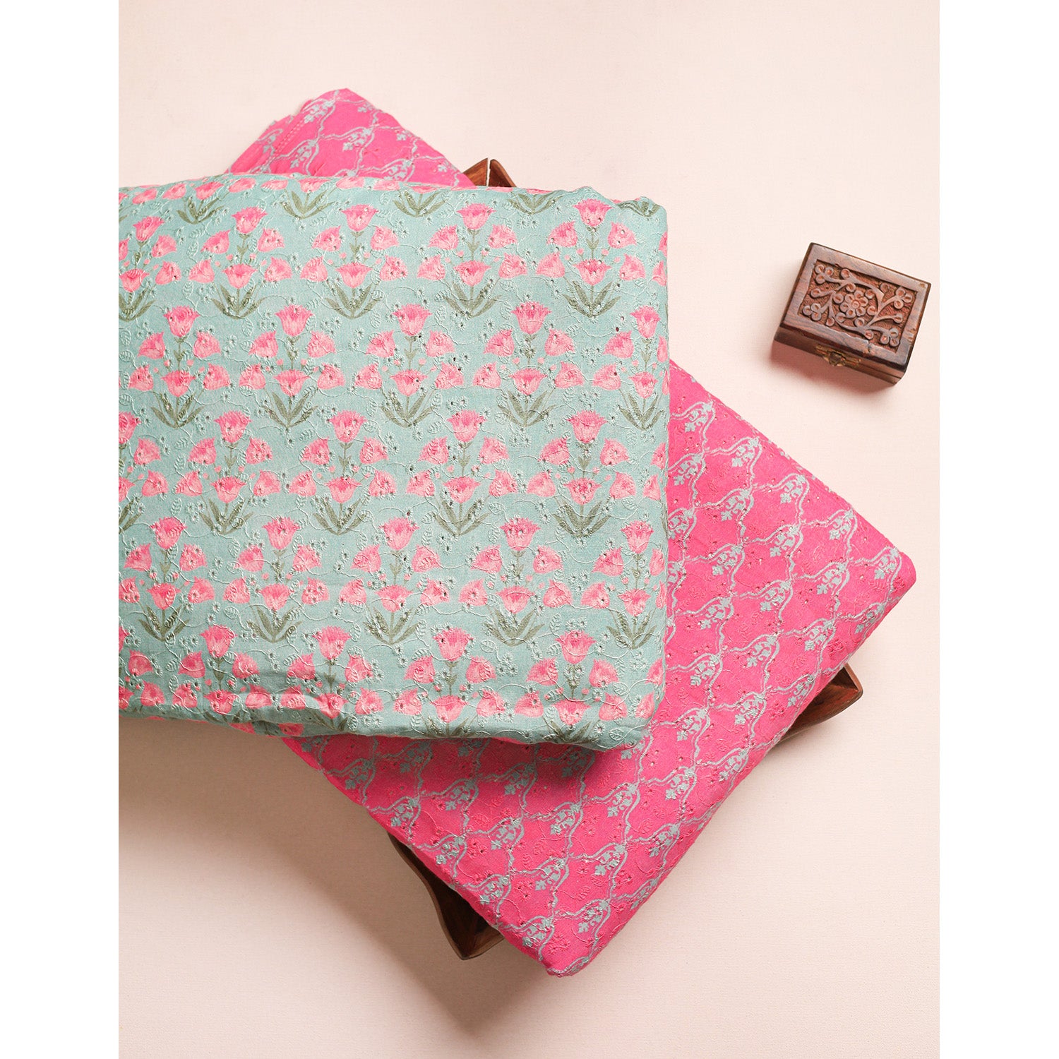 PURE COTTON SCHIFFLI HAKOBA FABRICS