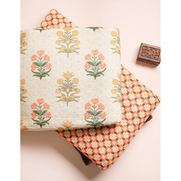 PURE COTTON SCHIFFLI HAKOBA FABRICS