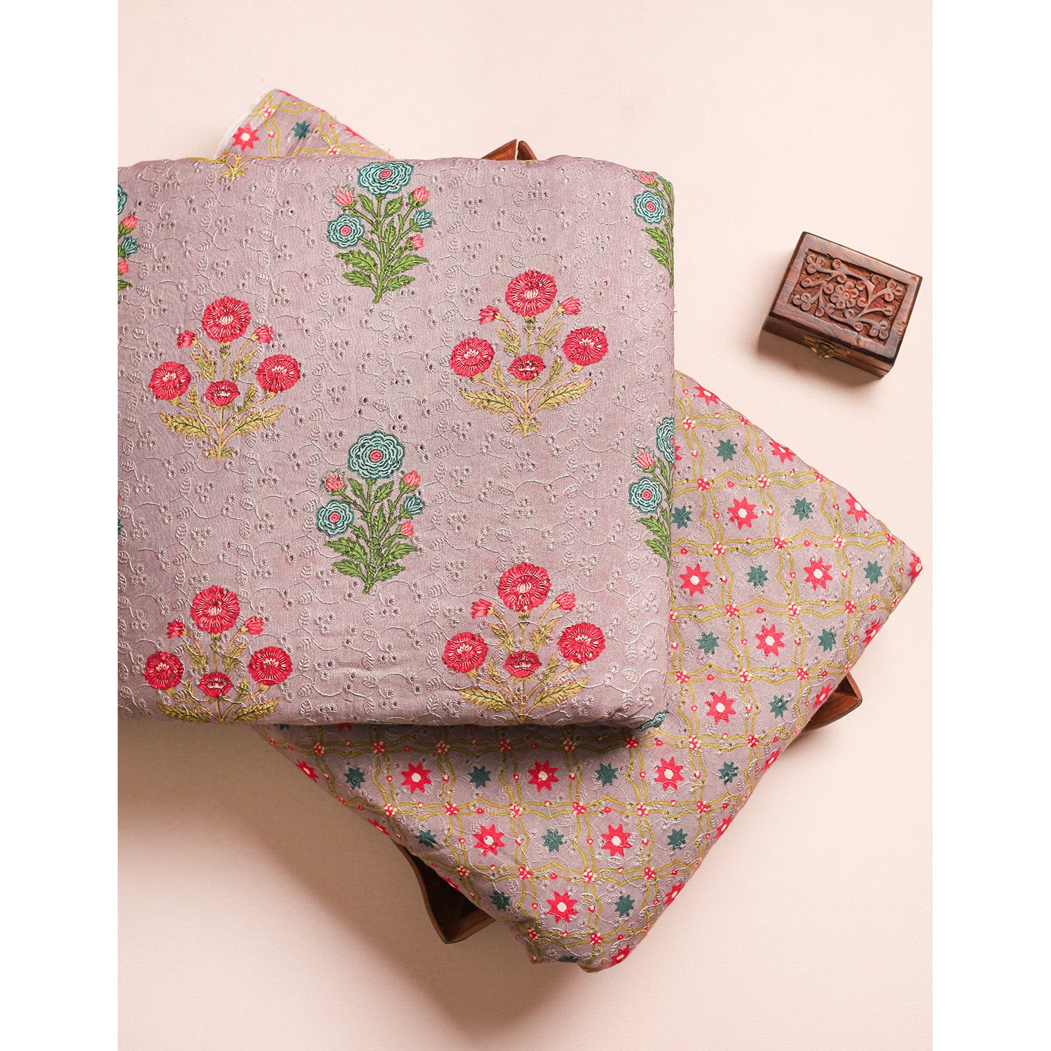 PURE COTTON SCHIFFLI HAKOBA FABRICS