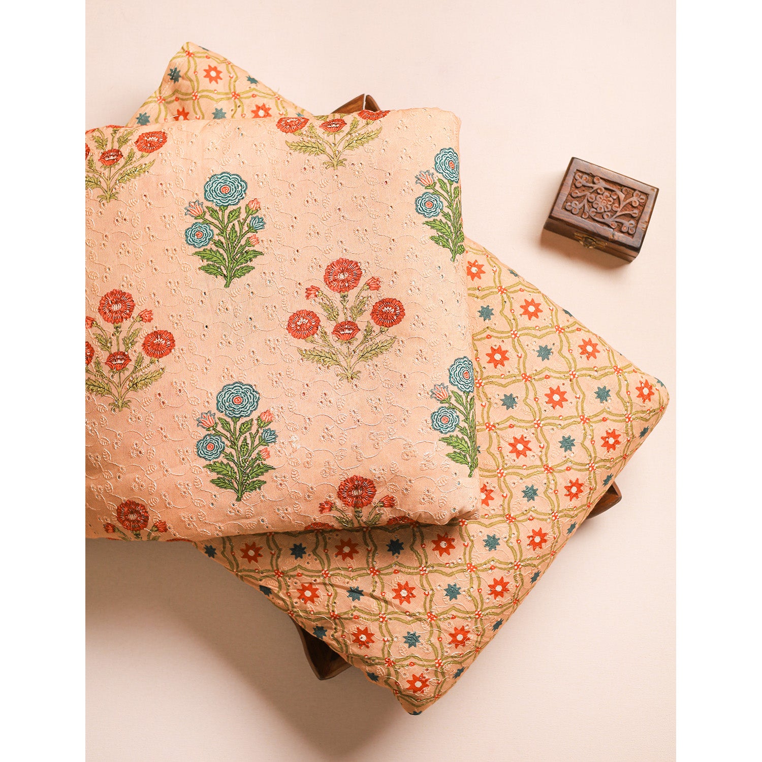 PURE COTTON SCHIFFLI HAKOBA FABRICS