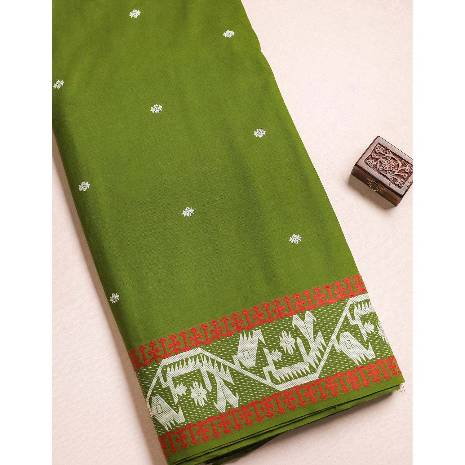 COTTON HANDLOOM JAMDHANI FABRIC