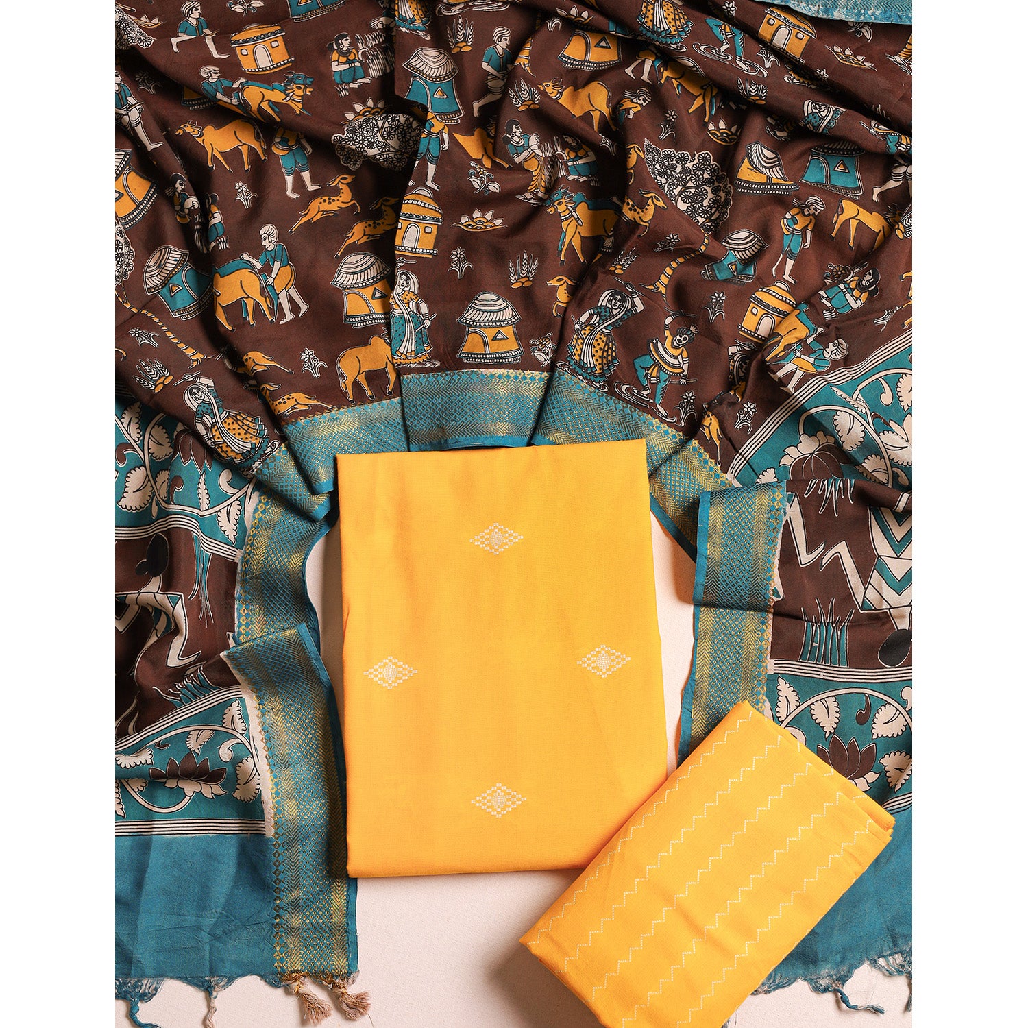 COTTON WOVEN SUIT SET