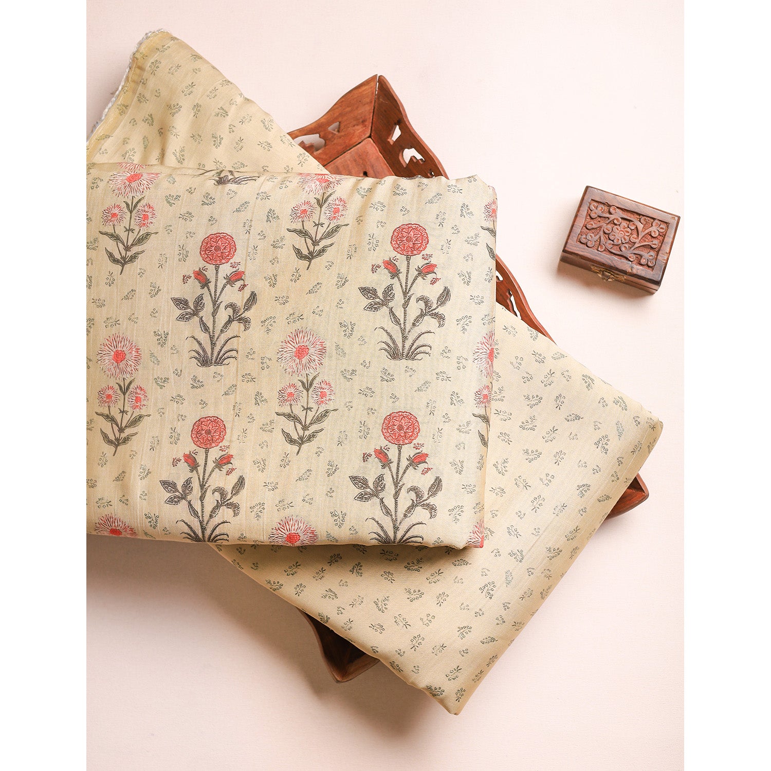 GULBAHAAR - PURE MOGRA CHANDERI SILK MIX & MATCH