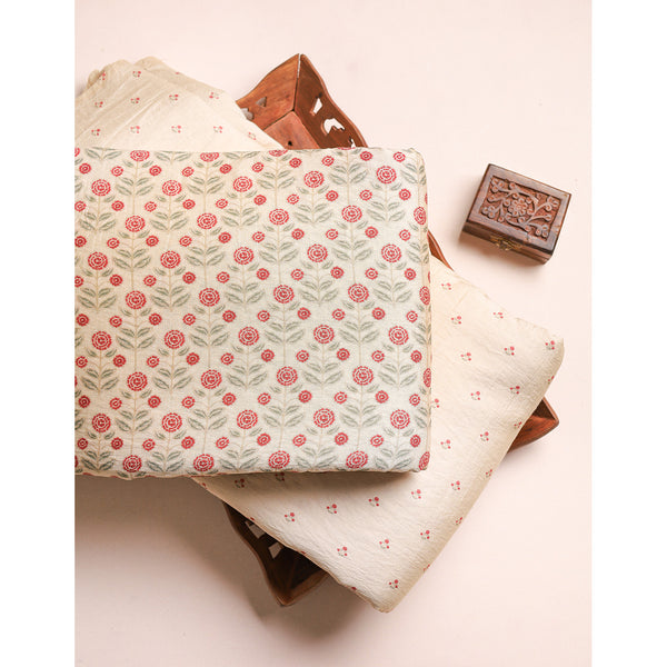 GULBAHAAR - PURE MOGRA CHANDERI SILK MIX & MATCH