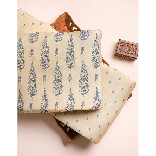 GULBAHAAR - PURE MOGRA CHANDERI SILK MIX & MATCH