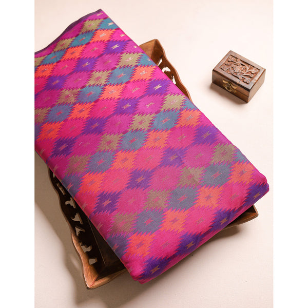 IKAT SEMI SILK FABRIC