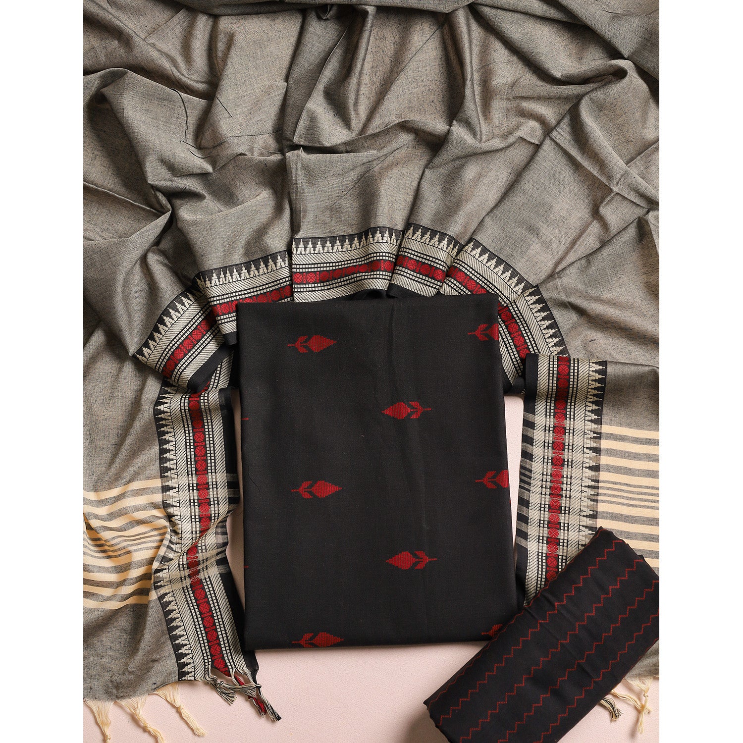 COTTON WOVEN SUIT SET