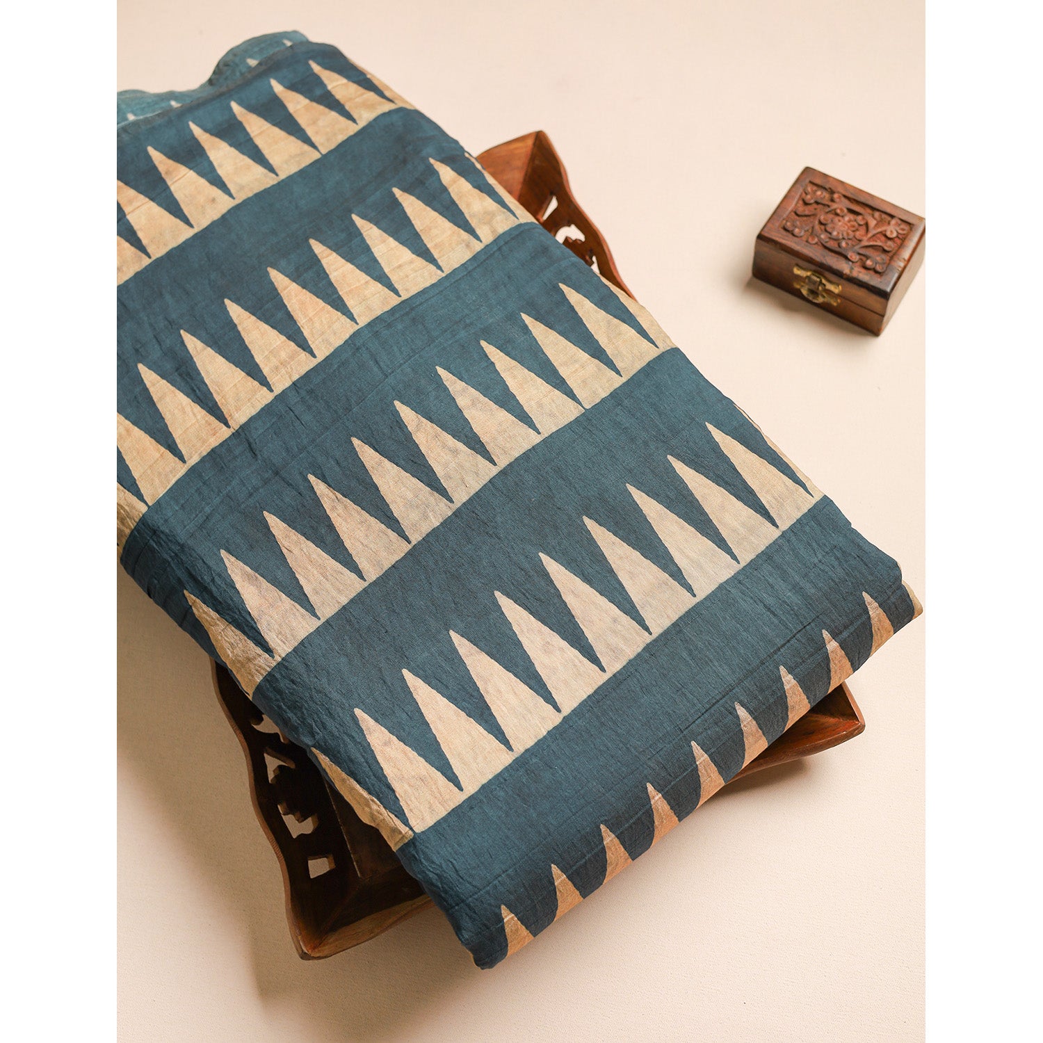 GULBAHAAR - PURE MOGRA CHANDERI SILK FABRIC