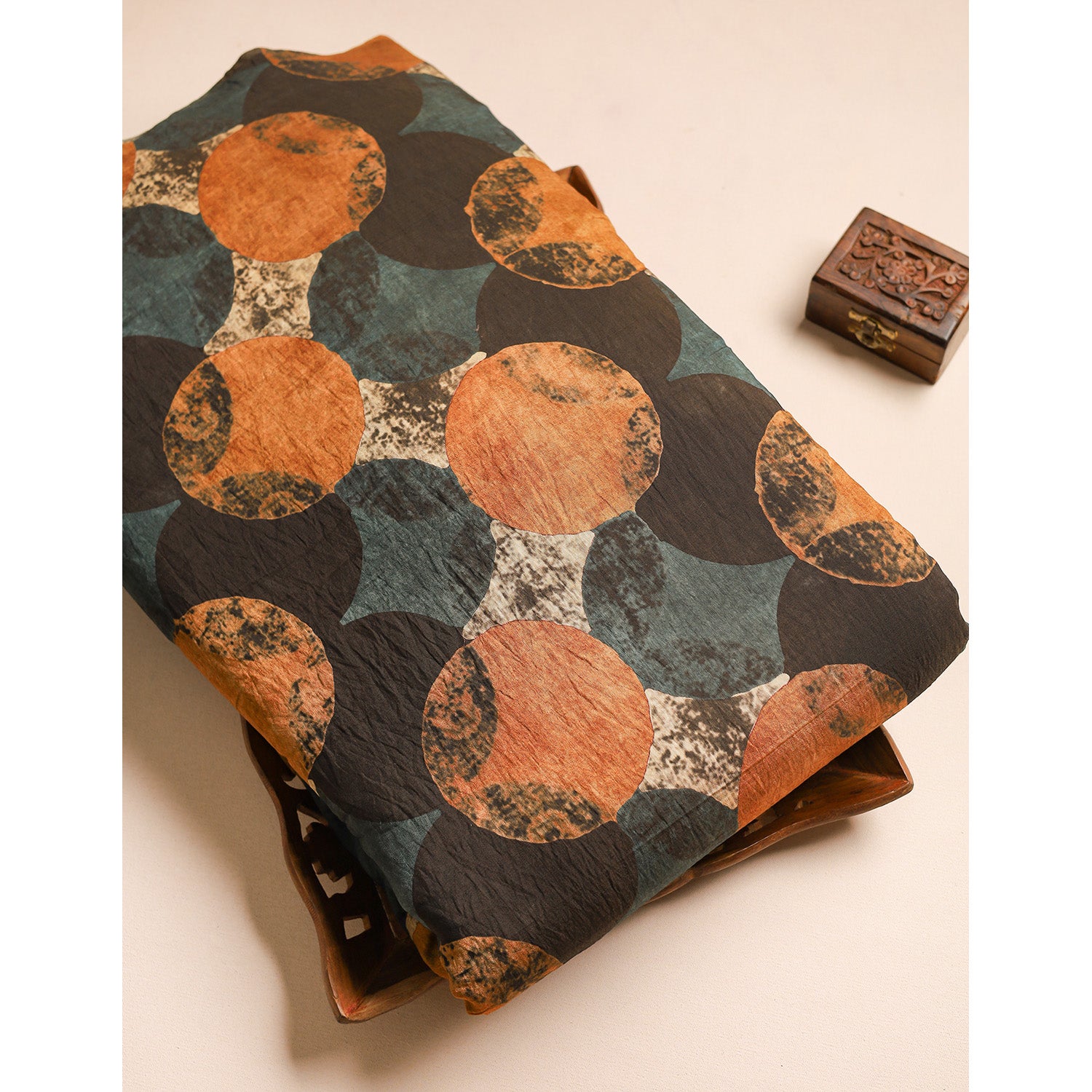 GULBAHAAR - PURE MOGRA CHANDERI SILK FABRIC