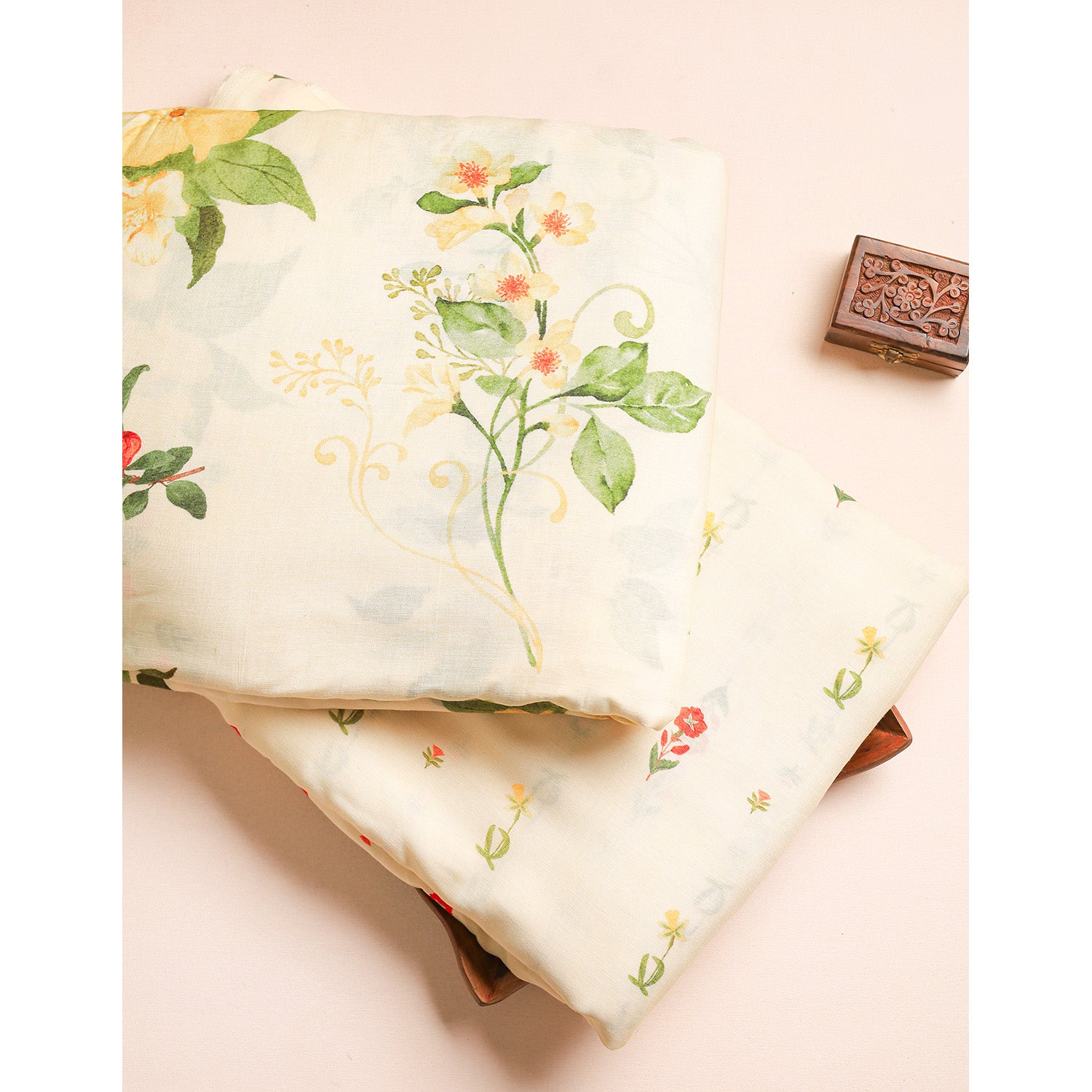 LINEN GEORGETTE PRINTED FABRICS