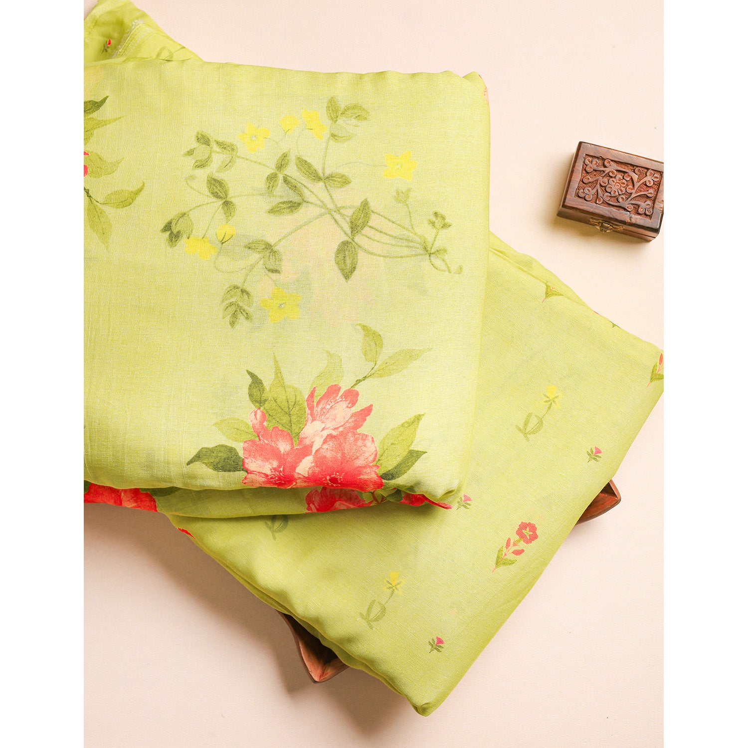 LINEN GEORGETTE PRINTED FABRICS
