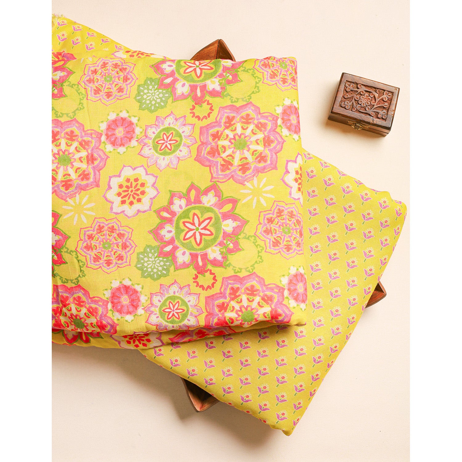 LINEN GEORGETTE PRINTED FABRICS