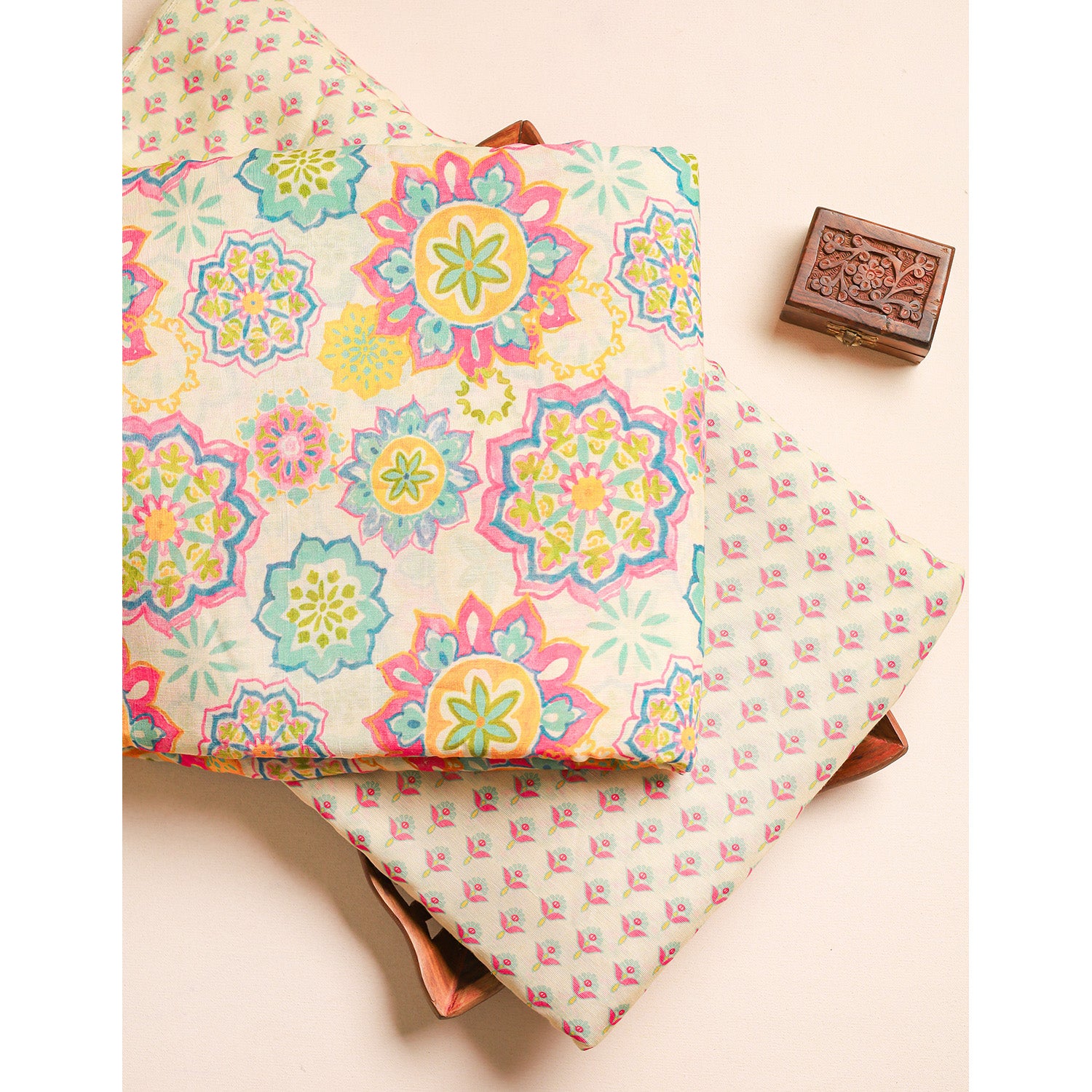 LINEN GEORGETTE PRINTED FABRICS