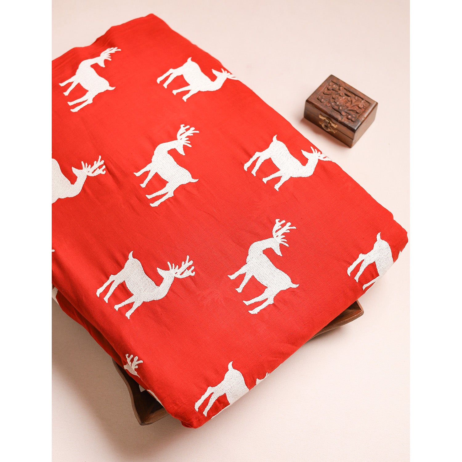 COTTON EMBROIDERED FABRIC