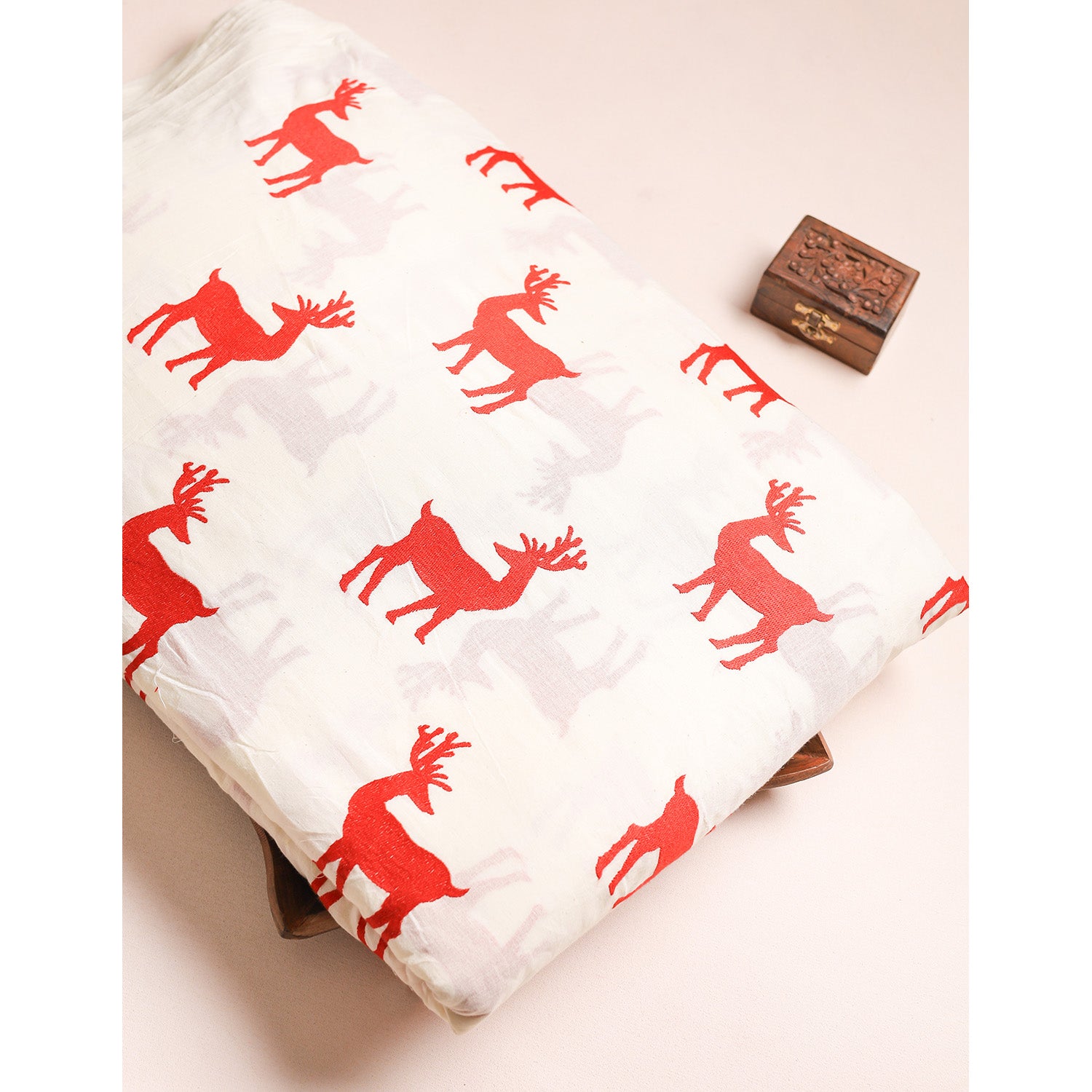 COTTON EMBROIDERED FABRIC