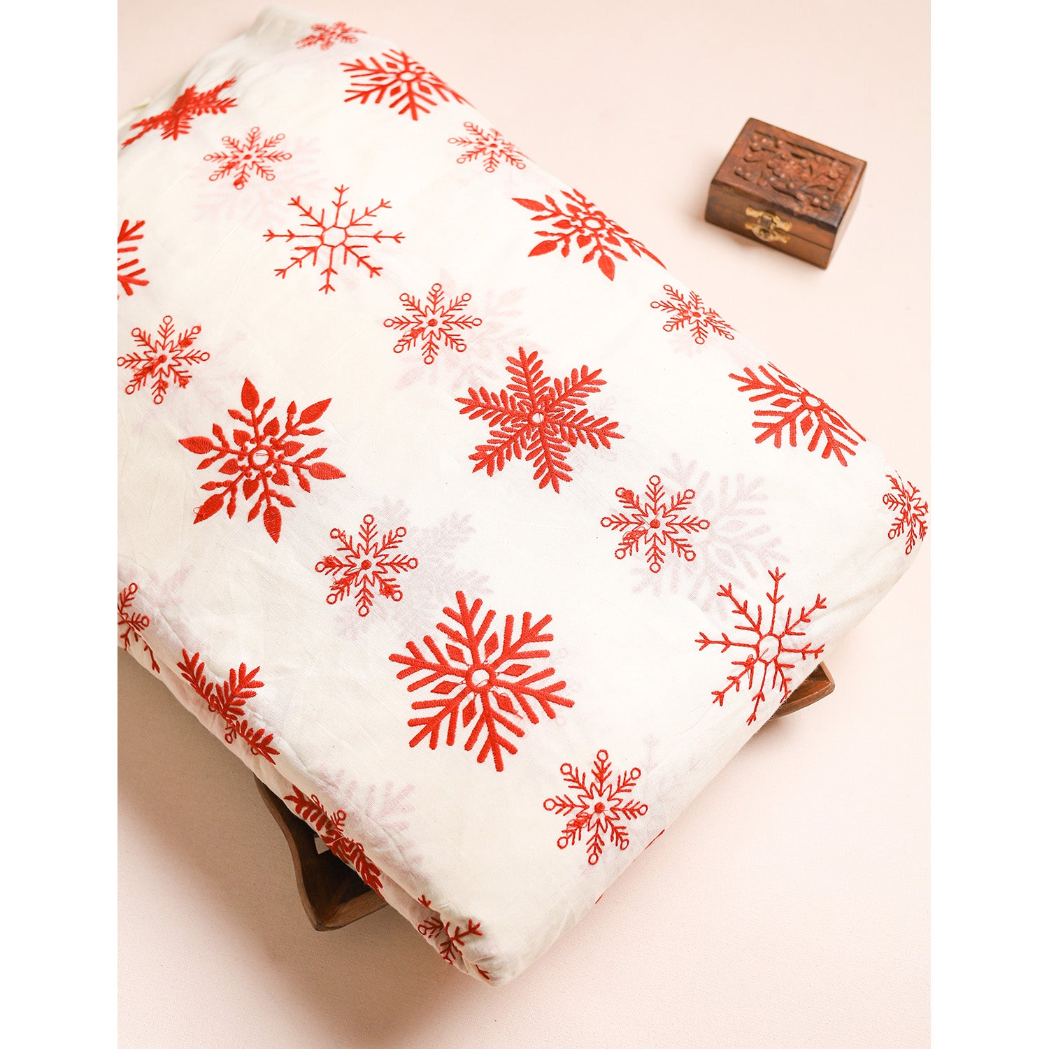 COTTON EMBROIDERED FABRIC