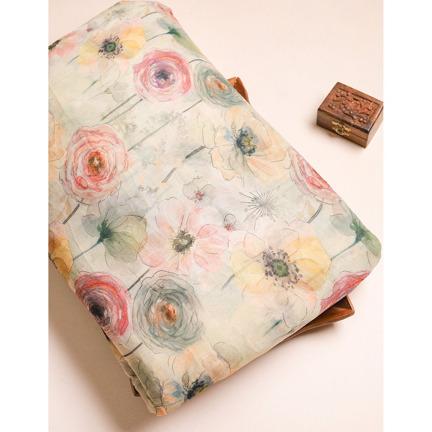 PURE CHIFFON DIGITAL PRINTED FABRIC