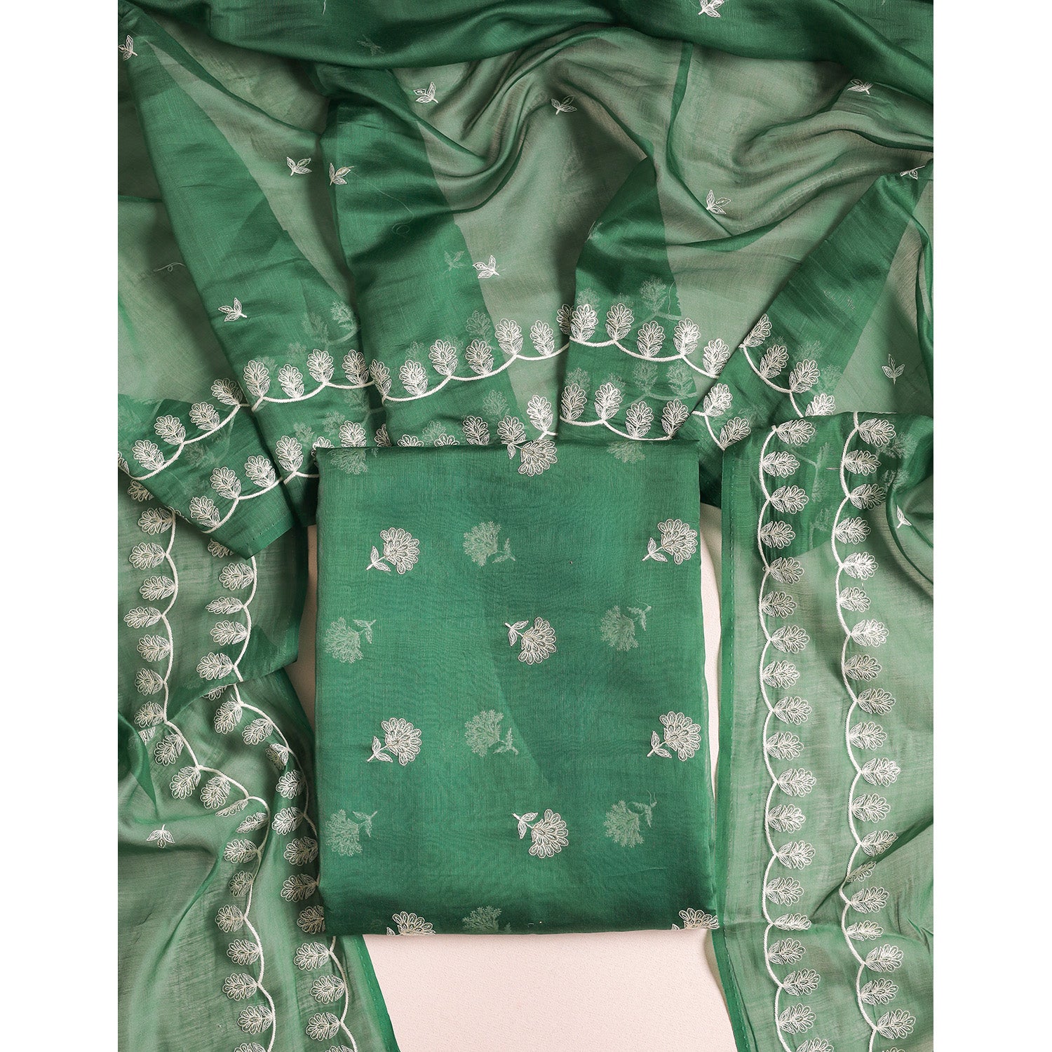 MALAI CHANDERI 2 PIECE SET