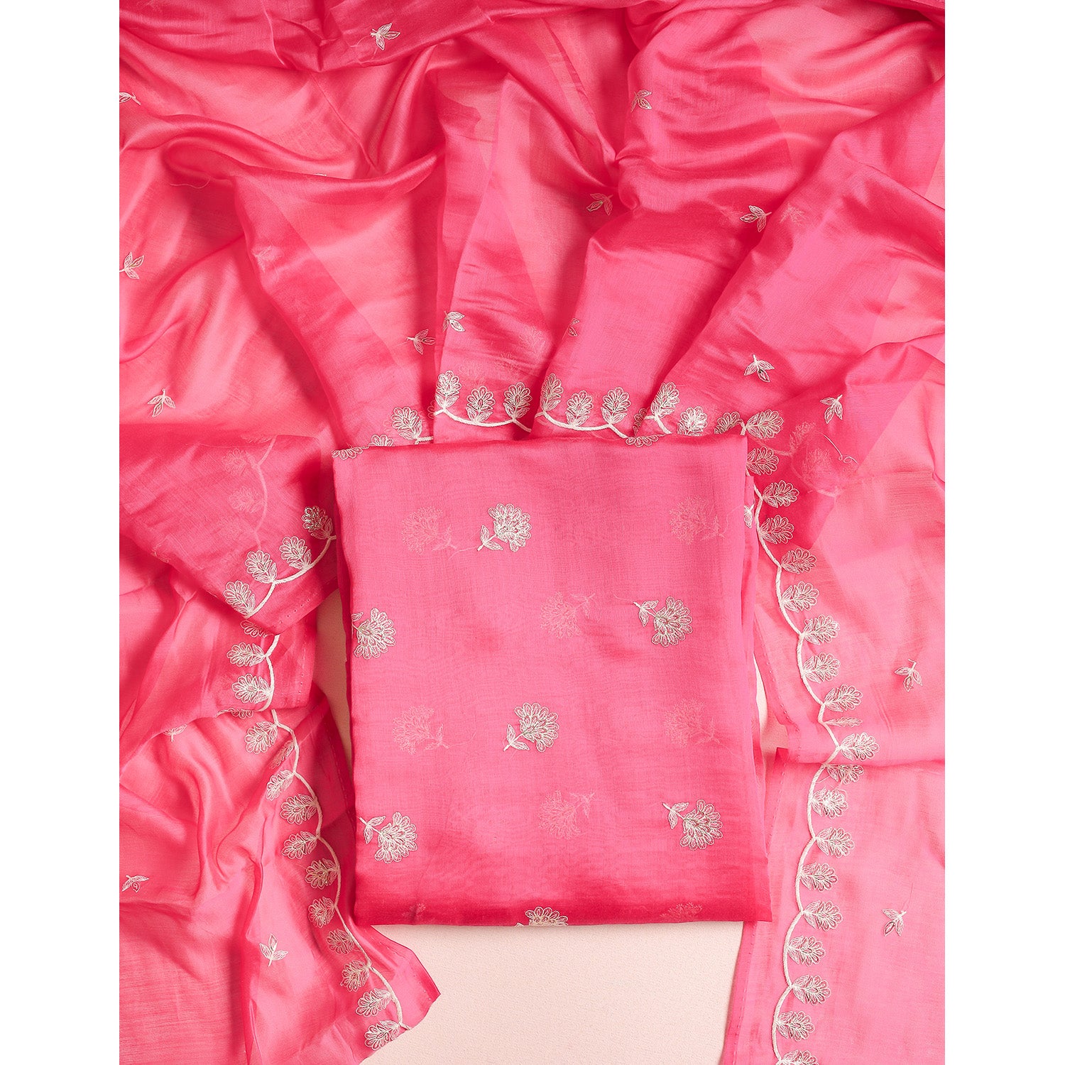 MALAI CHANDERI 2 PIECE SET