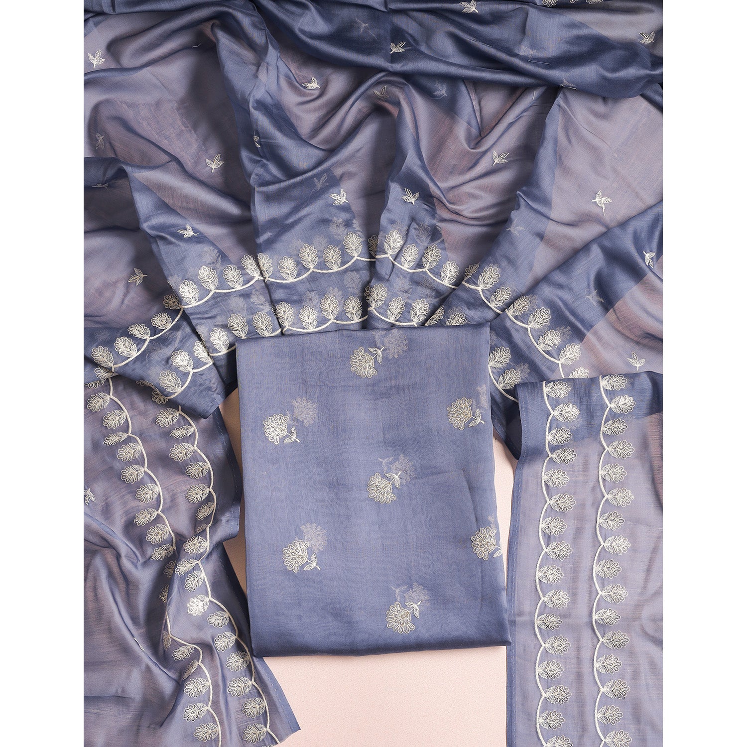 MALAI CHANDERI 2 PIECE SET