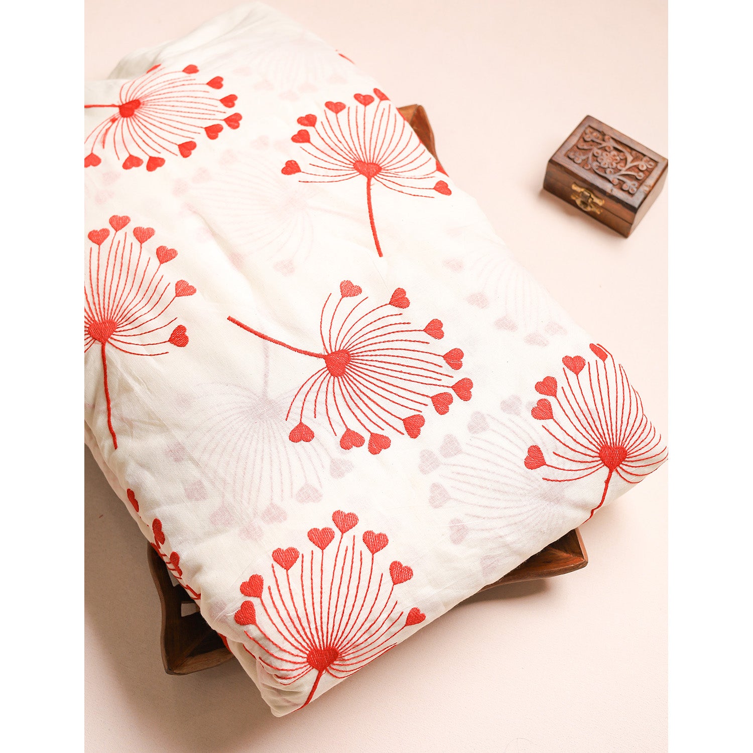 COTTON EMBROIDERED FABRIC