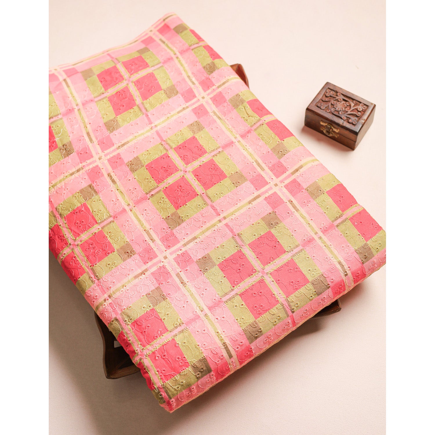 PURE COTTON SCHIFFLI HAKOBA FABRIC