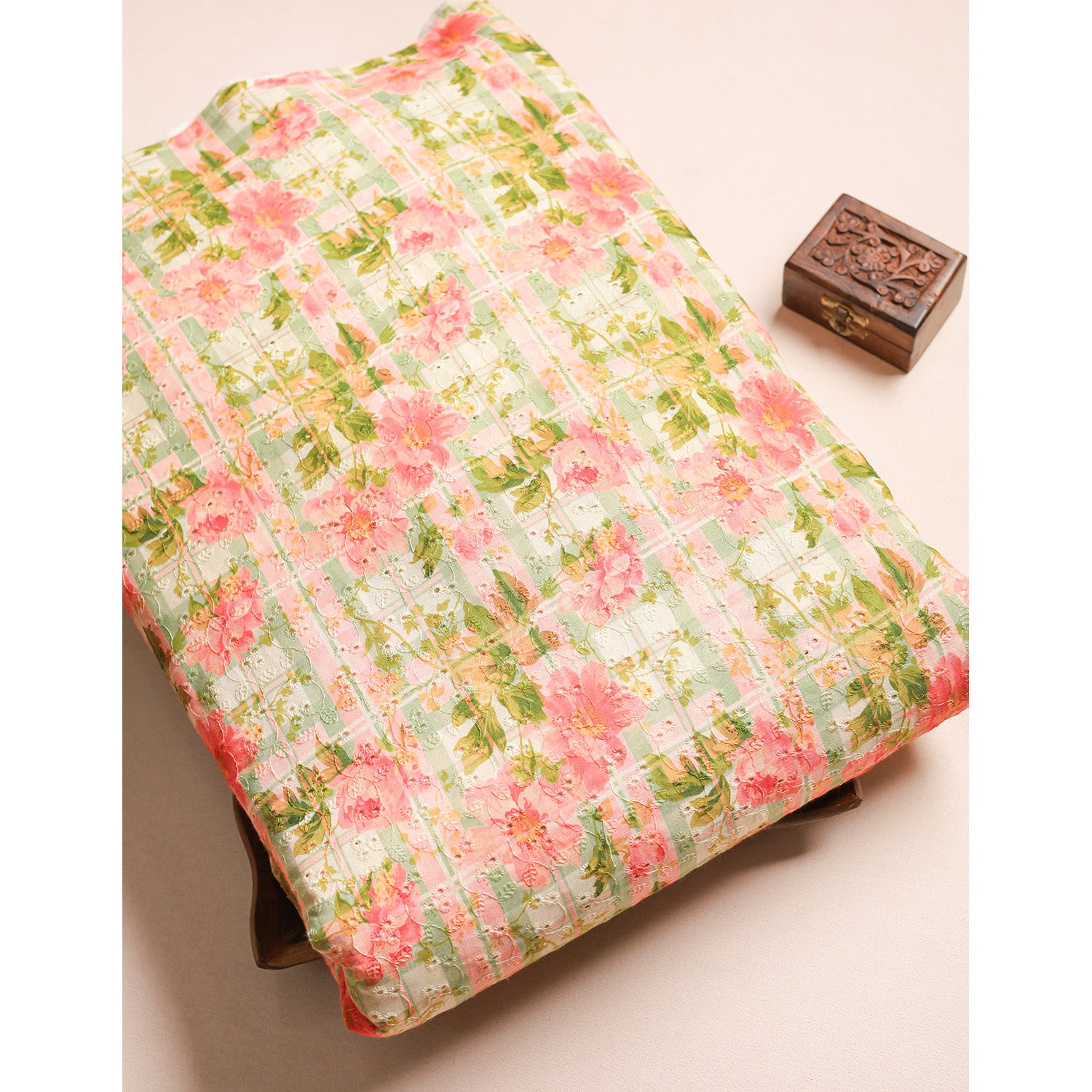 PURE COTTON SCHIFFLI HAKOBA FABRIC