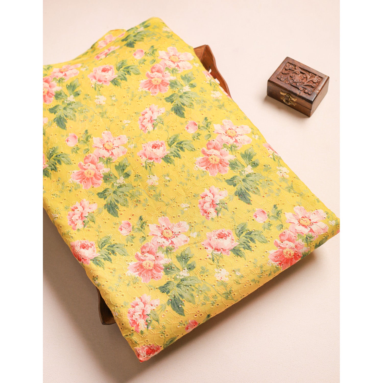 PURE COTTON SCHIFFLI HAKOBA FABRIC