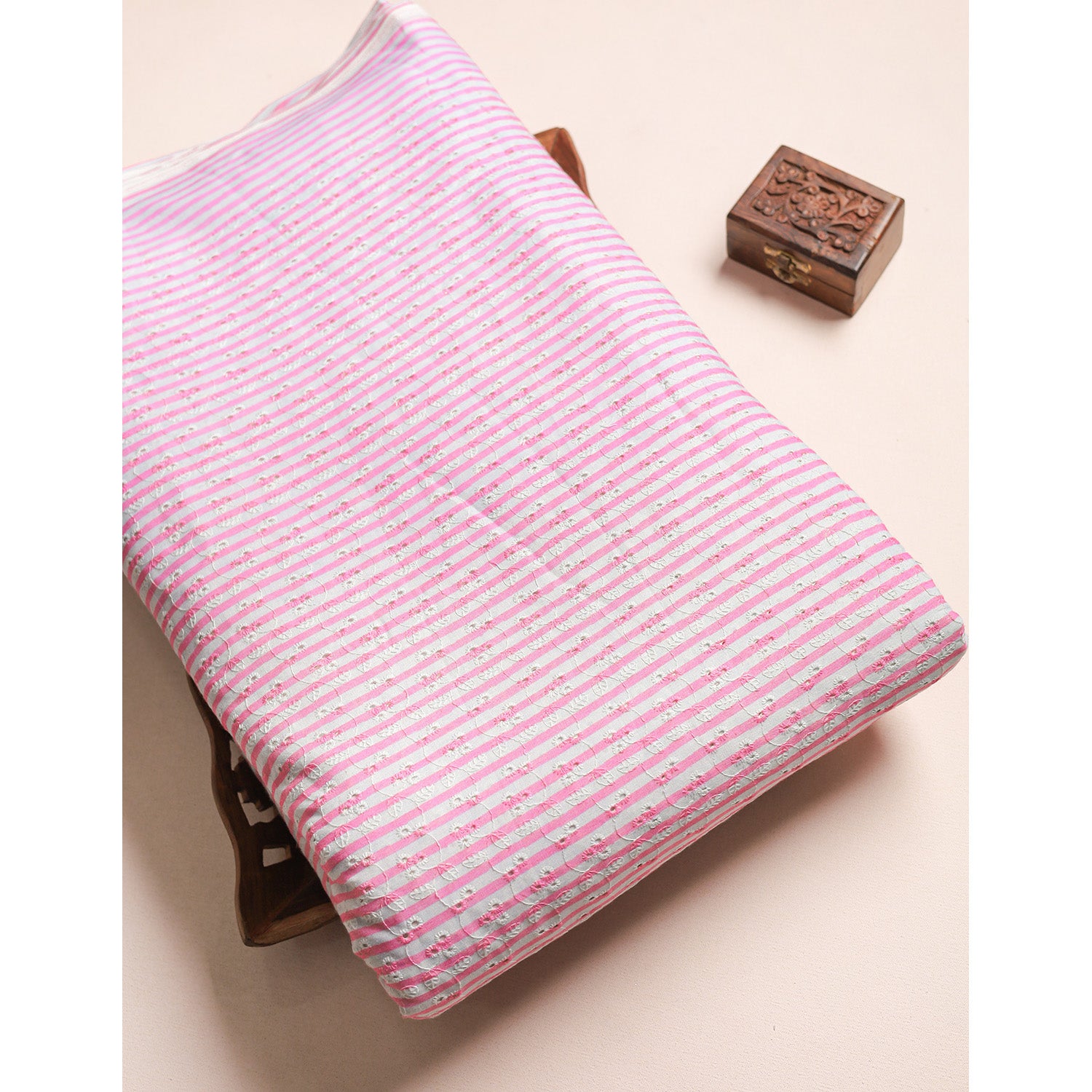 PURE COTTON SCHIFFLI HAKOBA FABRIC