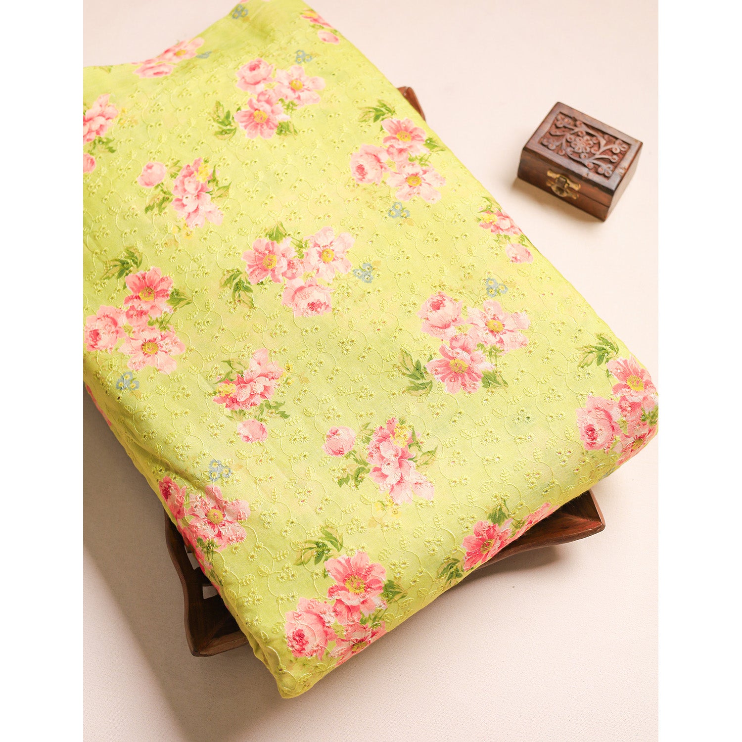 PURE COTTON SCHIFFLI HAKOBA FABRIC