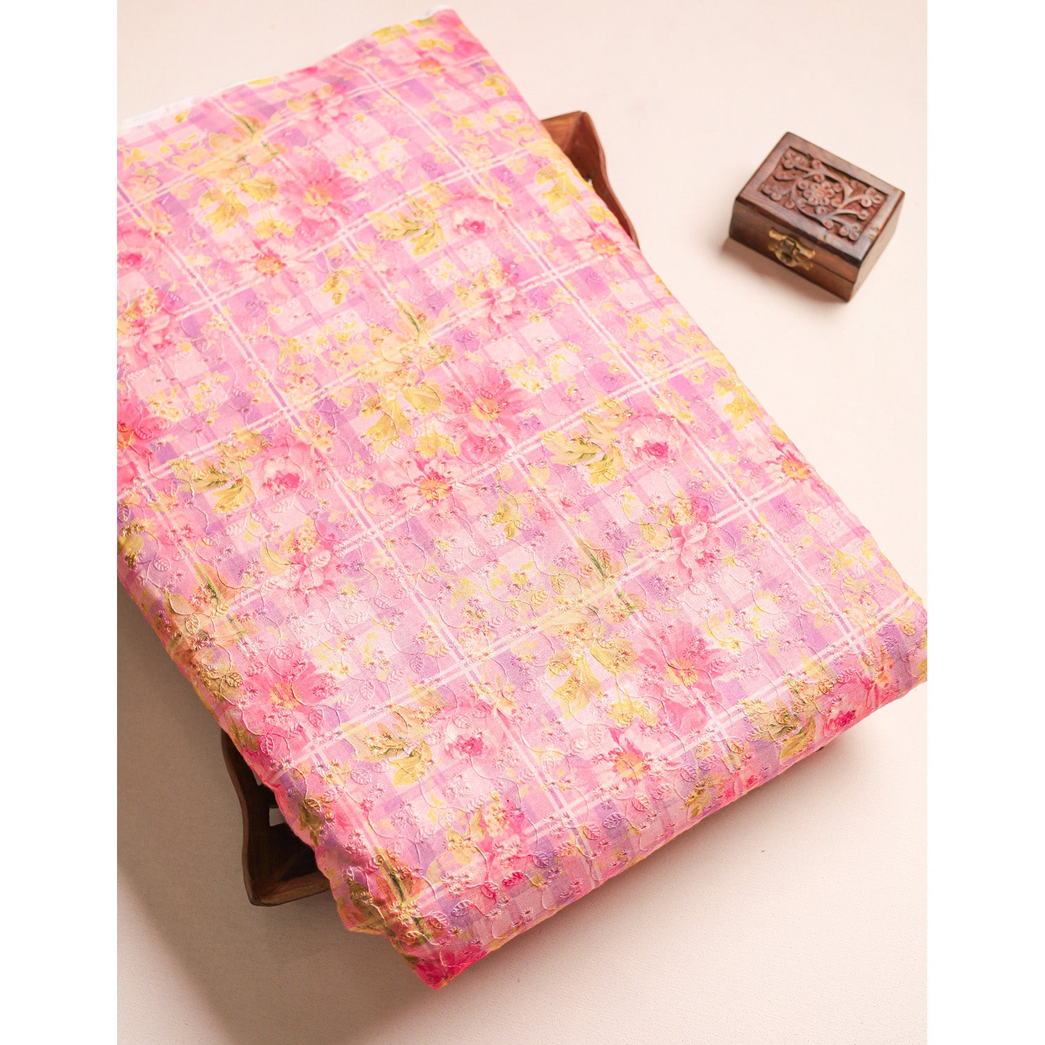 PURE COTTON SCHIFFLI HAKOBA FABRIC