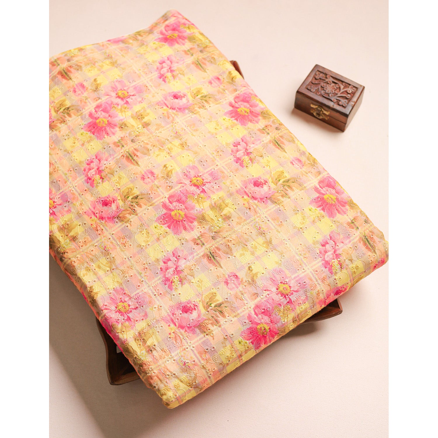 PURE COTTON SCHIFFLI HAKOBA FABRIC