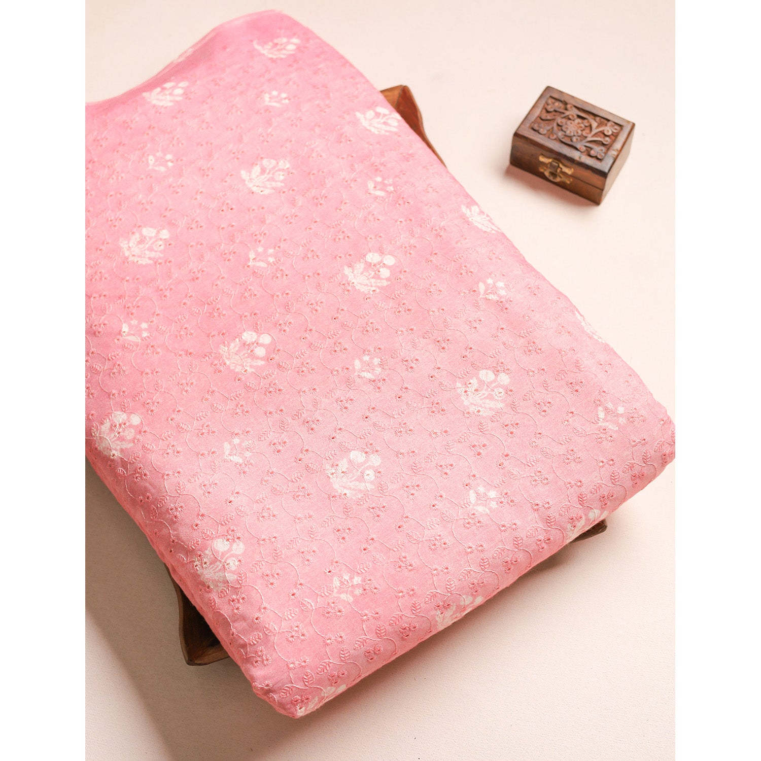 PURE COTTON SCHIFFLI HAKOBA FABRIC